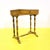 Brown Wooden Worktable with Turned Legs and Drawer For Sale - Image 8 of 8