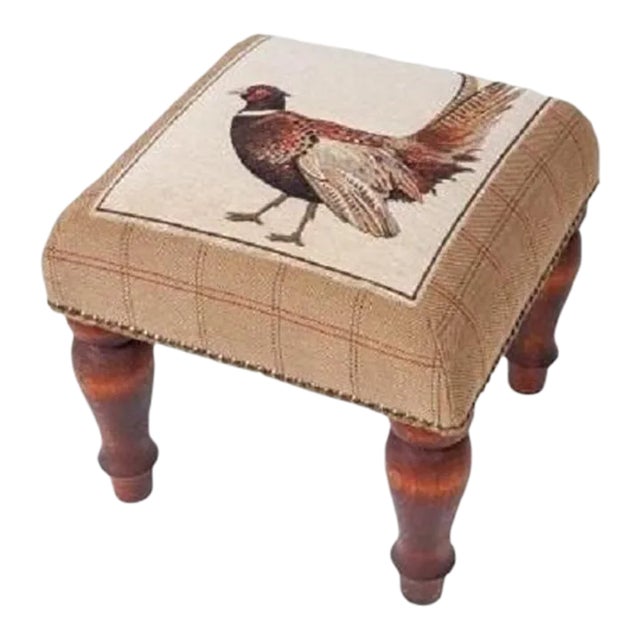 00 Fantail Pheasant Medium Stool For Sale