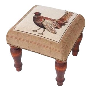 Fantail Pheasant Medium Stool For Sale