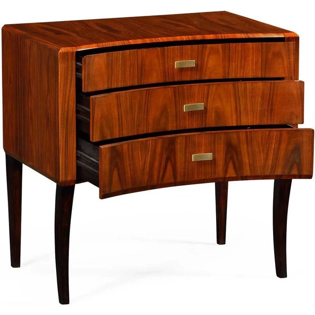 Traditional Jonathan Charles Santos Concave Chest of Drawers For Sale - Image 3 of 11