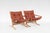 Ingmar Relling Vintage Siesta Chairs in Cognac Leather and Plywood by Ingmar Relling for Westnofa, 1960s, Set of 2 For Sale - Image 4 of 5
