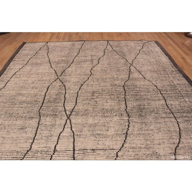 Nazmiyal Collection Modern Tribal Nomadic Room Size Area Rug For Sale In New York - Image 6 of 8