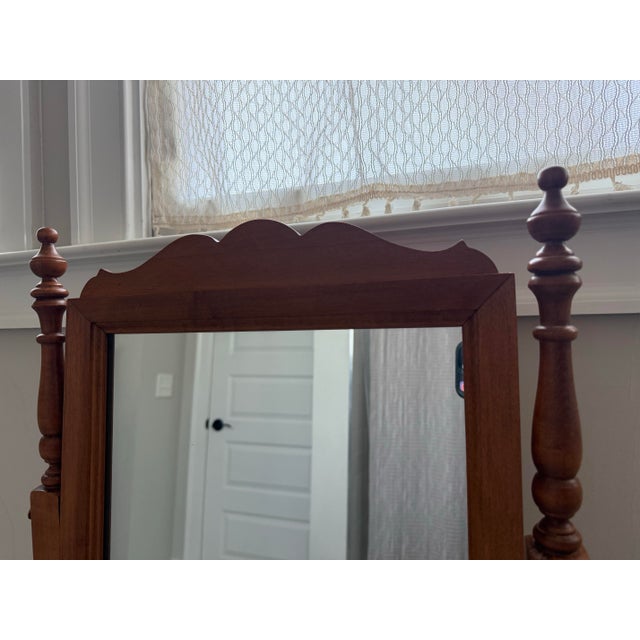 Vintage Tell City Chair Co. Tabletop Cheval Mirror For Sale - Image 4 of 5