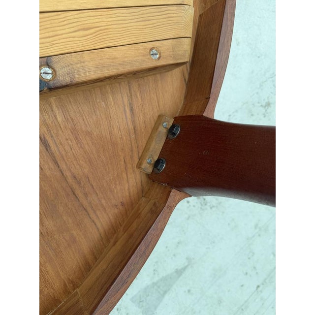 Brown Dining Table in Teak by Kofod Larsen for Faarup Mobelfabrik, Denmark, 1960 For Sale - Image 8 of 10