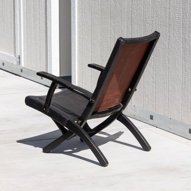 1960s 1960s Folding Lounge Chair Attributed to Angel Pazmiño for Muebles De Estilo For Sale - Image 5 of 17