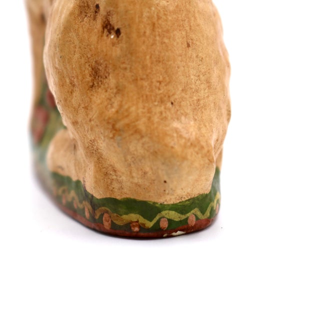 Vintage 1990 Walnut Ridge Collectibles Chalkware Rabbit by Kathi Bejma Wesson For Sale - Image 9 of 11