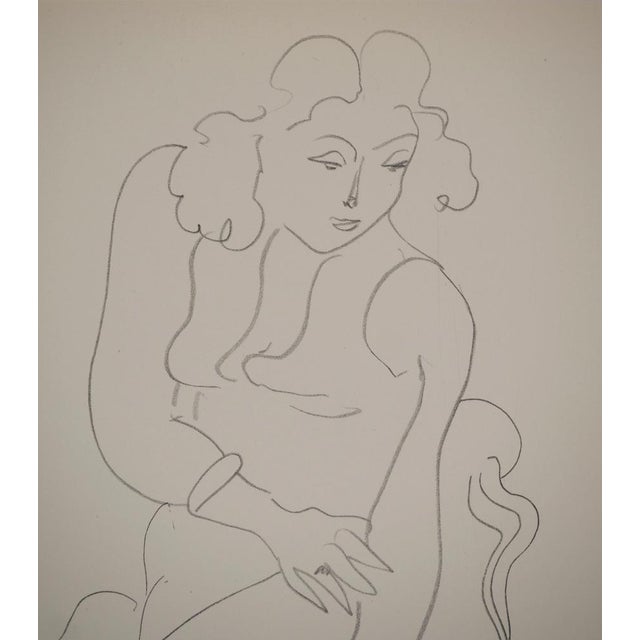 Modern Henri Matisse, Femme à la cigarette, Lithograph For Sale - Image 3 of 6