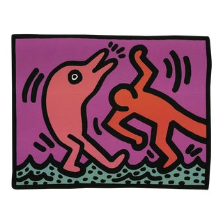 Keith Haring, Pop Shop V, Edition: 2500, 1989, Offset Lithograph For Sale