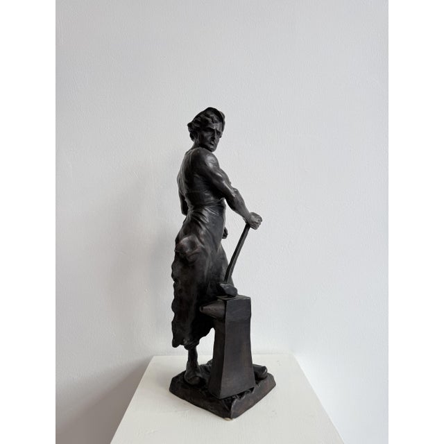 Blacksmith, 19th Century, Bronze For Sale - Image 3 of 16
