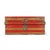 Red Metal Travel Trunk, 1940s For Sale - Image 6 of 6