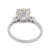 1950s Mid Century Gia 2.07 Carat Old European Cut Diamond Platinum Engagement Ring, Size 6.75 For Sale In Los Angeles - Image 6 of 8