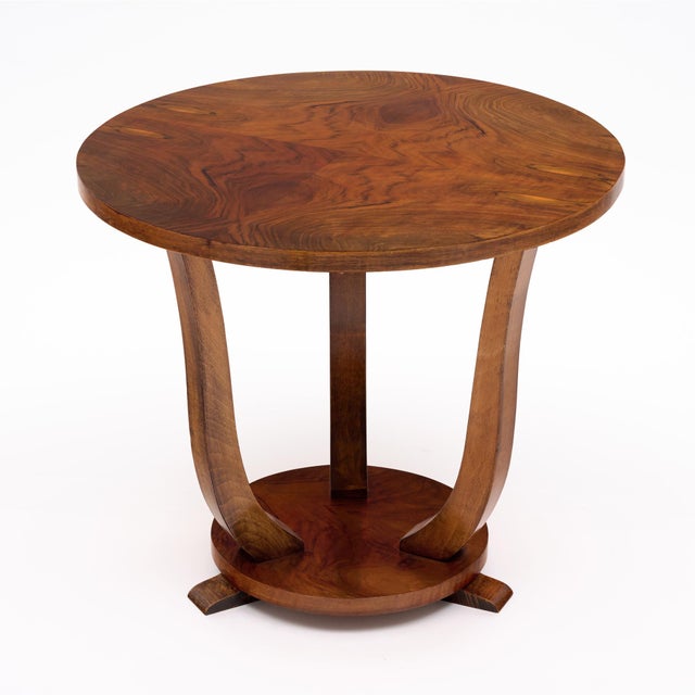 1940s French Art Deco Period Side Table For Sale - Image 5 of 9