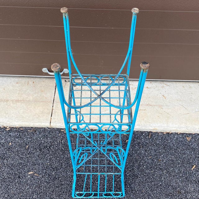 Wrought Iron Plant Stand For Sale - Image 12 of 13