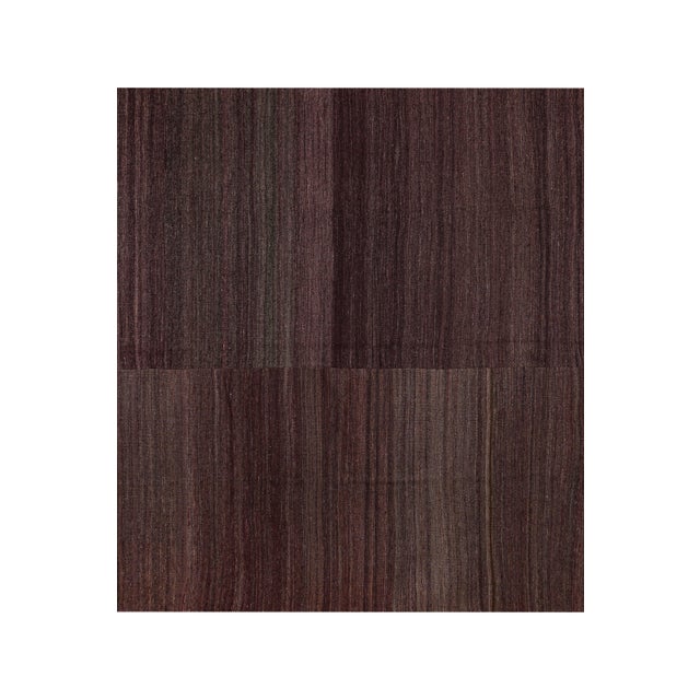 1960s 1960s Oversize Bohemian Striped Wool Kilim Rug 9'3'' X 11'9'' For Sale - Image 5 of 11