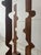 Artist unknown Netherlands 1970s each piece H 102cm W15cm D 19cm per stuk A striking abstract steel sculpture from the...