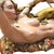 Mid-Century Sculptural Gold Nude Mermaid & Dolphin Coffee Table W/ Glass Top For Sale - Image 9 of 11