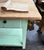Green Patina Worktable, 1960s, in Good conditions. Designed 1960 to 1969