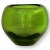 Holmegaard 1950's art glass by Per Lutken 1955. Scandinavian Modernest style. Titled "Heart Vase" this light green piece...