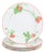 Fraise Series Dinner Plates in Porcelain by Bill Goldsmith for Limoges, 1980s, Set of 4 For Sale