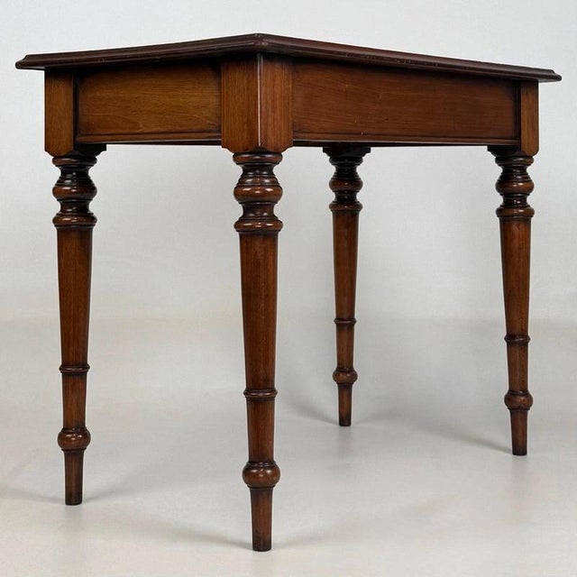 2000 - 2009 Antique English Victorian Mahogany Side Table, 1800s For Sale - Image 5 of 13