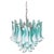 1990s Italian Green Petal Chandelier, Murano, 1995 For Sale - Image 5 of 11