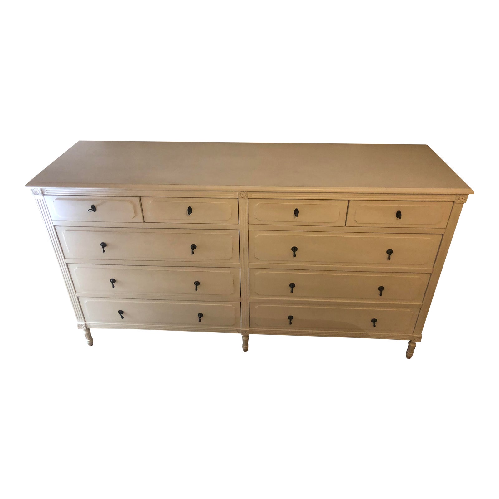 Restoration Hardware Rh Modern Louis XVI 10 Drawer Dresser Chairish