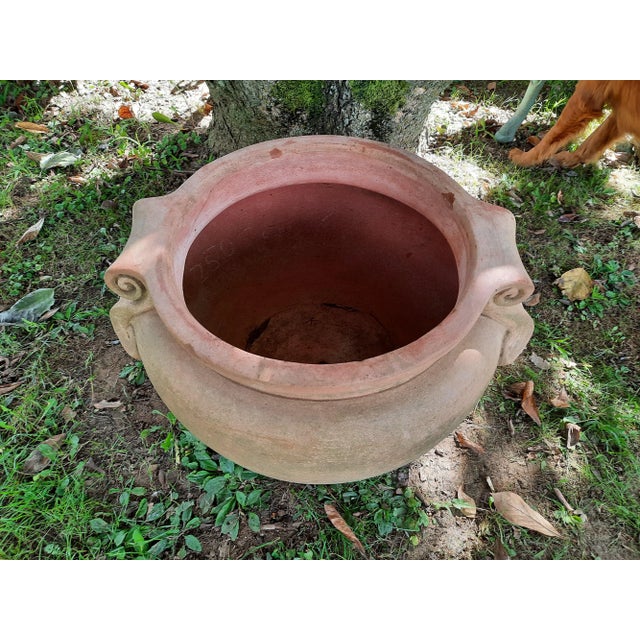 Vintage Italian Terra Cotta Pot For Sale - Image 11 of 12