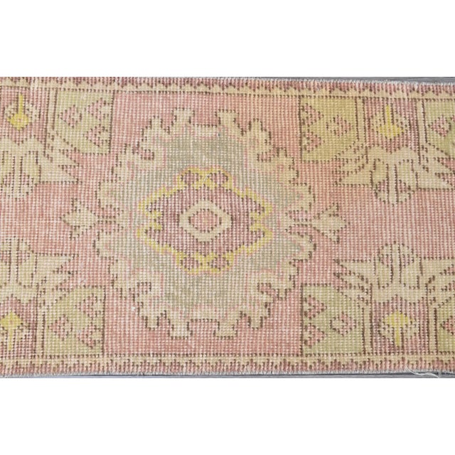 Art Deco Turkish Handmade Wool Rug For Sale - Image 3 of 6