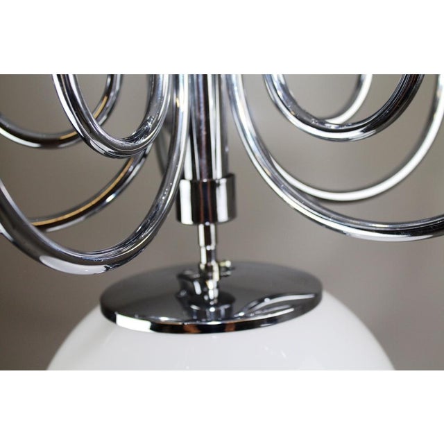 Opaline Glass Chandelier, 1920s For Sale - Image 13 of 18