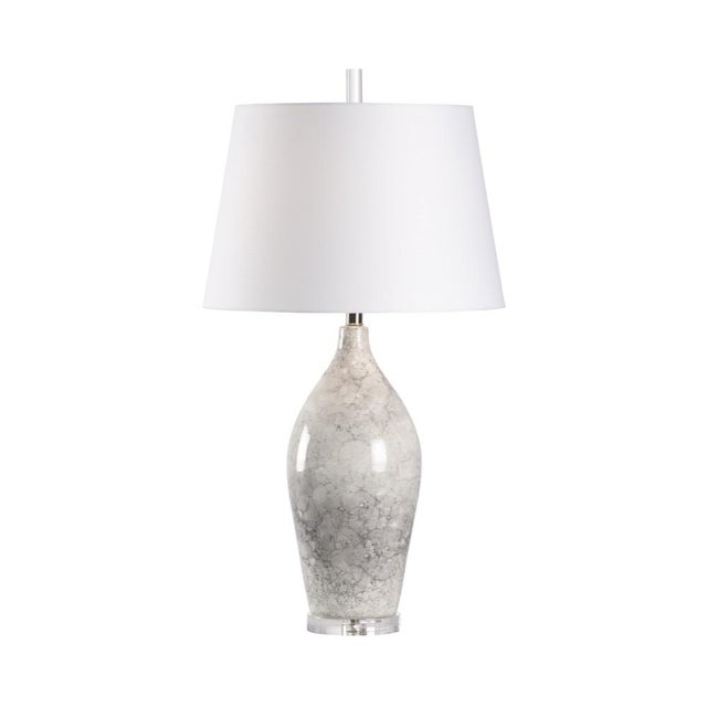 2020s Wildwood Boccale Ceramic Table Lamp - Gray For Sale - Image 5 of 5