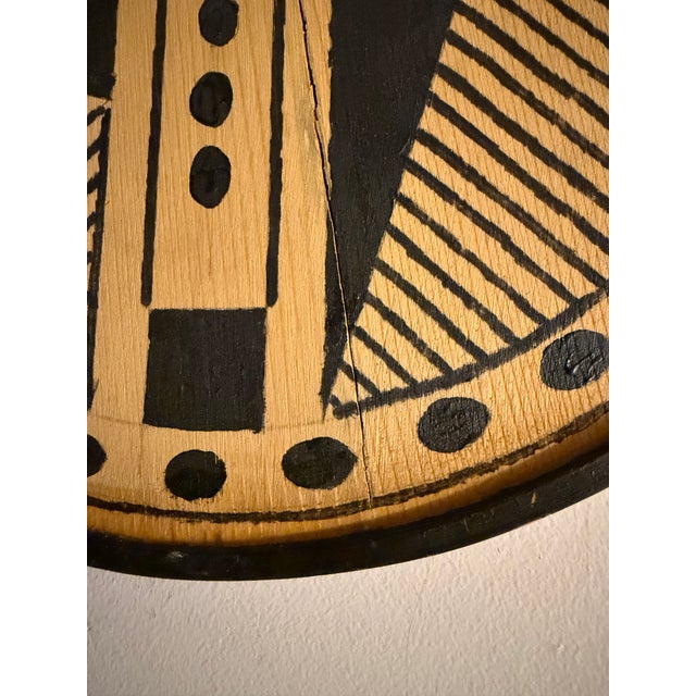 Late 20th Century Late 20th Century Extremely Rare Abstract Wall-Mounted Wood Sculpture by Roland Ginzel For Sale - Image 5 of 10