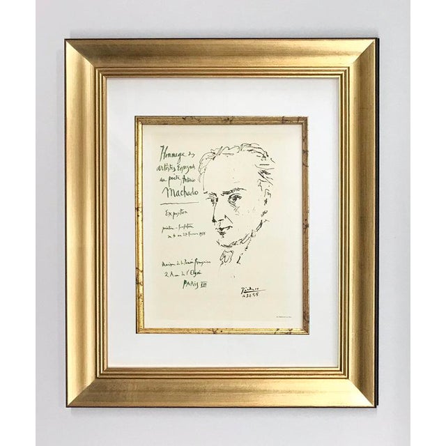 Title: Homage a Machado Artist: Pablo Picasso Country: Spain Medium: Lithograph – 73 Marks: Not signed, not numbered Paper...