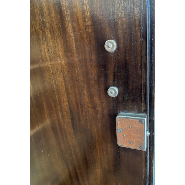 1930s Art Deco/Moderne Walnut Highboy Dresser For Sale - Image 13 of 13