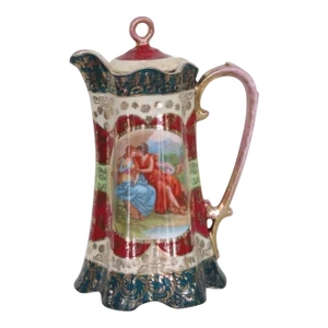 Royal Vienna Austria Cameo Porcelain Chocolate Coffee Tea Pot Pitcher