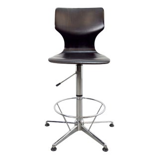 Studio Chair with Foot Ring by Adam Stegner for Flötotto Pagholz, 1970 For Sale