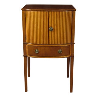Early 19th Century Regency Inlaid Nightstand For Sale
