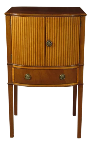 Early 19th Century Regency Inlaid Nightstand