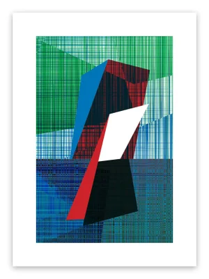 Contemporary Abstract New Media Art Print "Straec #32" Luuk De Haan