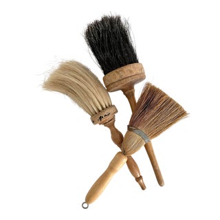 Vintage English Brush Grouping - Set of 3 For Sale