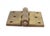 Traditional Vintage 2 X 2 In. Brushed Brass Cabinet Hinge For Sale - Image 3 of 4