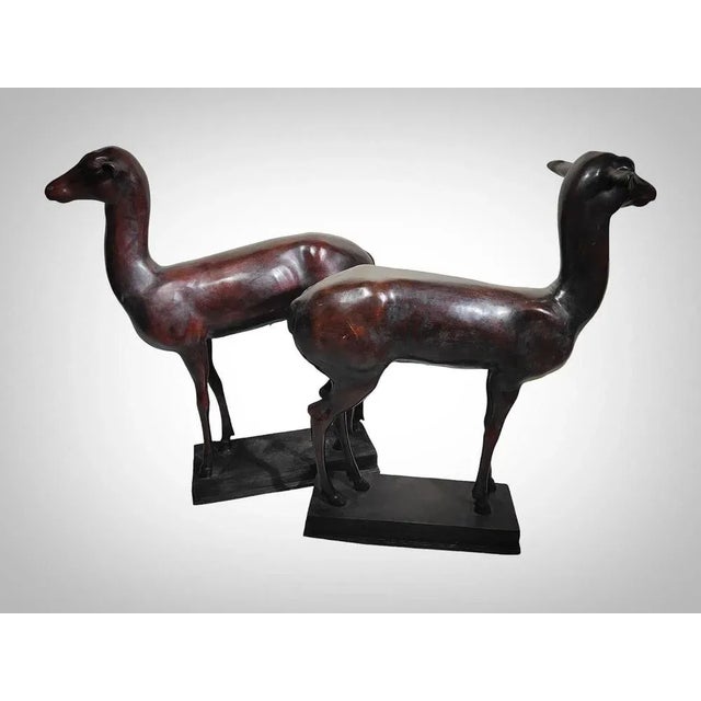 Chiurazzi, Pompeian Herculaneum Deer Figures, 1920, Bronzes, Set of 2 For Sale - Image 4 of 8