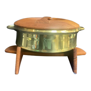VTG Dansk Teak Warming Pan Chafing Dish Jens Quistgaard JHQ Danmark Denmark