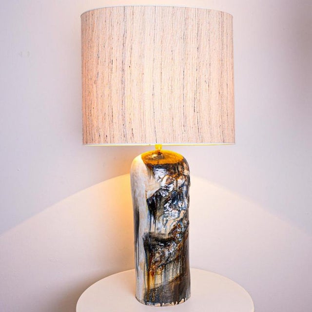 1960s Large Table Lamp attributed to Jeppe Hagendorn, Denmark, 1960s For Sale - Image 5 of 9