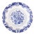 Antique 19th Century Dutch Delft Faience Floral Plate For Sale