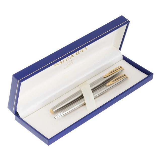 Vintage Waterman Pen Set, Set of 2 For Sale