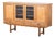 Brutalist Oak Sideboard attributed to Henning Kjærnulf, Denmark, 1960s For Sale