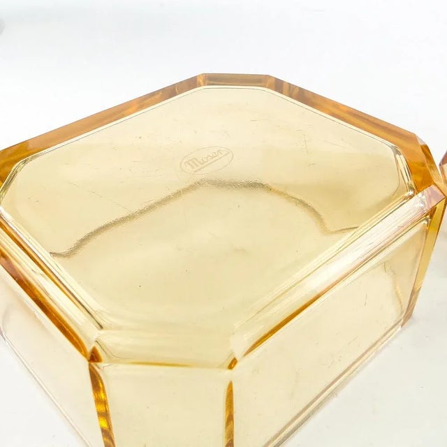 Art Deco Czechoslovakian Candyer from Moser, 1930s For Sale - Image 3 of 10