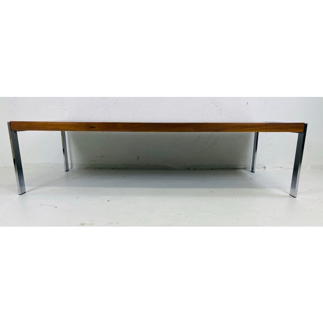 Mid-Century Modern Mid-Century Vintage, Milo Baughman Dark Walnut Coffee Table For Sale - Image 3 of 12