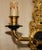 Italian 24ct Gold Plated Four Candle Sconces in Bronze, Set of 2 For Sale - Image 10 of 16