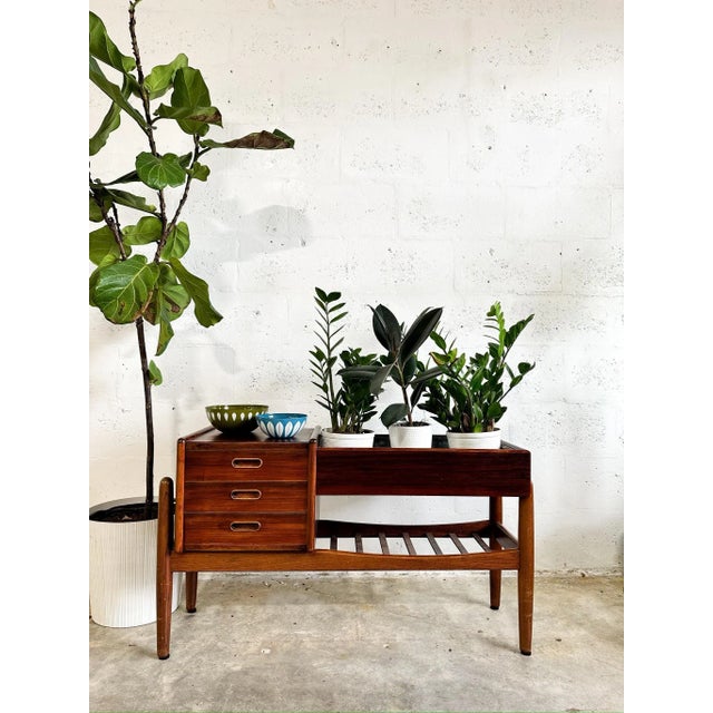 Arne Wahl Iversen Arne Wahl Iversen Rosewood Danish Modern Planter For Sale - Image 4 of 9